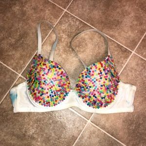 Rainbow Festival Rave Bra